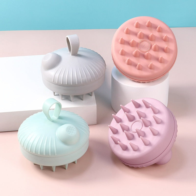 Silicone Scalp Cleansing Shampoo Brush | Massage & Wash Scalp Massage Brush Oasis Select
