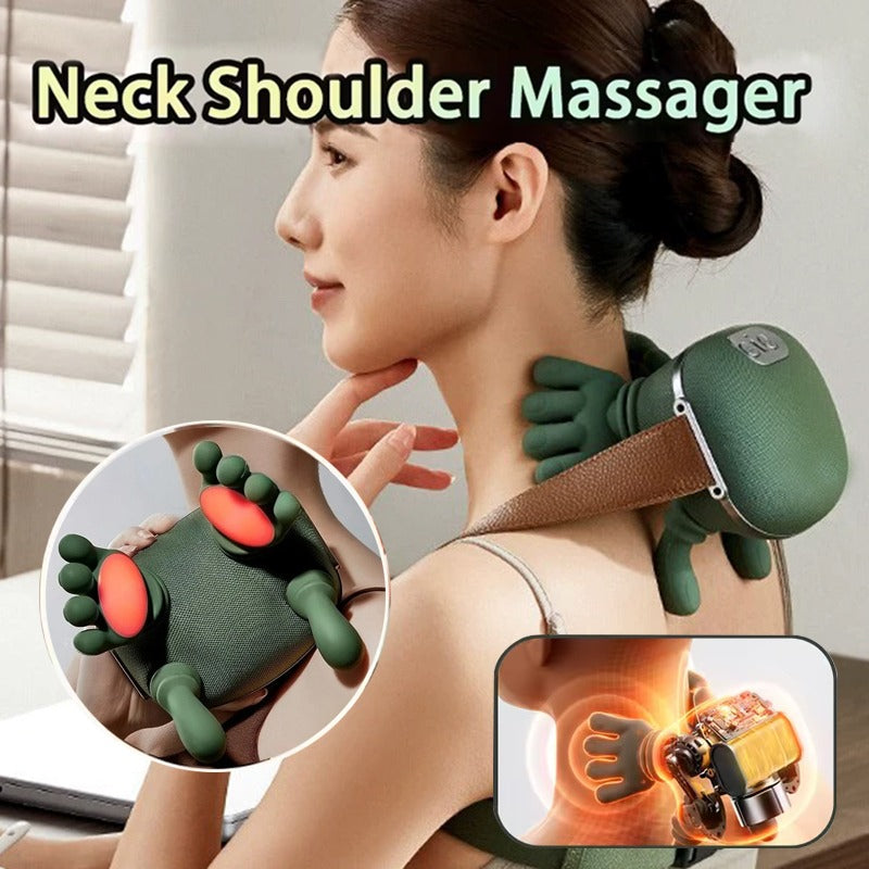 Electric Neck & Shoulder Massager – 4D Kneading & Warm Heat Electric Body Massager Oasis Select