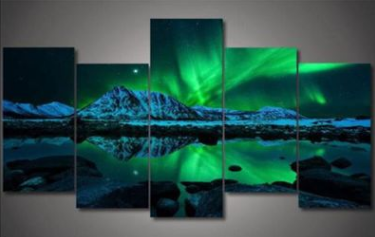 Modern 5-Panel Canvas Wall Art | Contemporary Home Decor Canvas Wall Art Oasis Select Finished product