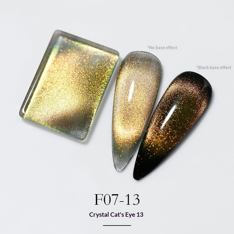 Cat's Eye Gel Polish – Aurora Chameleon Nail Art | 15mL Nail Gel Polish Oasis Select Aurora 13 Style