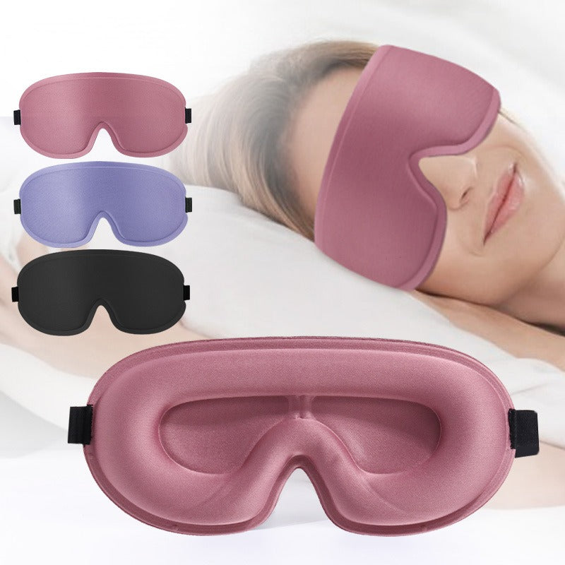 3D Contoured Blackout Sleep Mask | Deep Eye Socket Design Sleep Mask Oasis Select