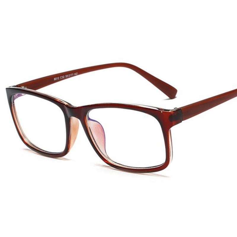 Anti Blue Light Glasses – Retro Unisex PC Frame Eyewear Blue Light Glasses Oasis Select Brown One Size