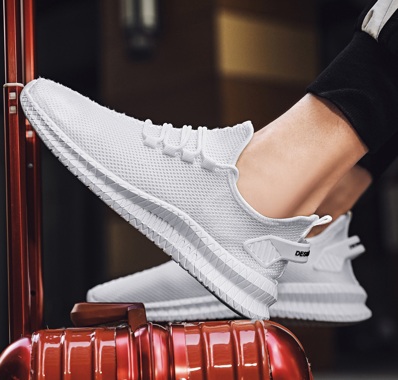 Men's Breathable Knit Mesh Running Sneakers | Athletic Shoes Athletic Running Sneakers Oasis Select