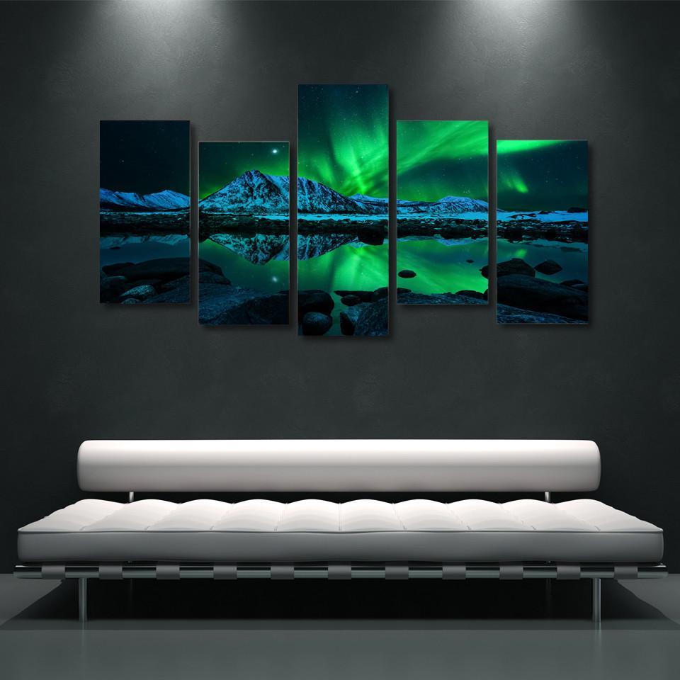 Modern 5-Panel Canvas Wall Art | Contemporary Home Decor Canvas Wall Art Oasis Select