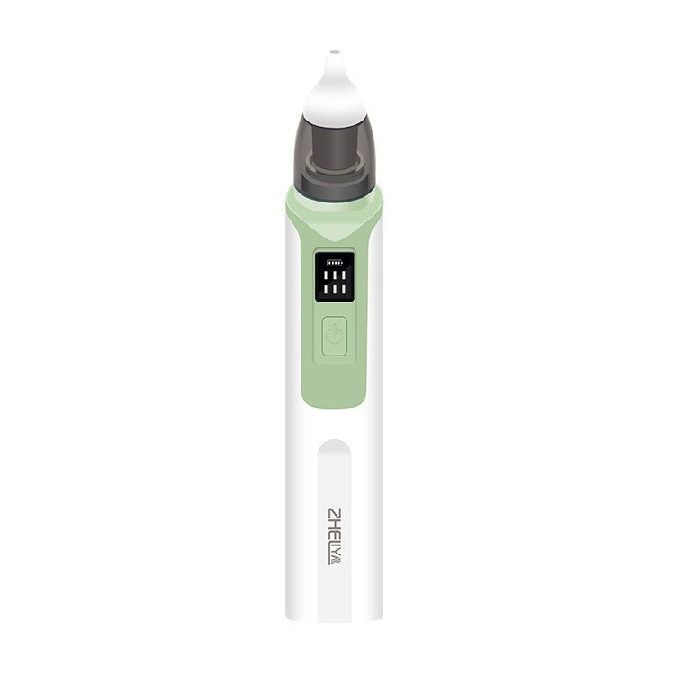 Baby Electric Nasal Aspirator – 6 Levels, Soft Silicone Nozzle Baby Nasal Aspirator Oasis Select Light Green - USB plug Standard