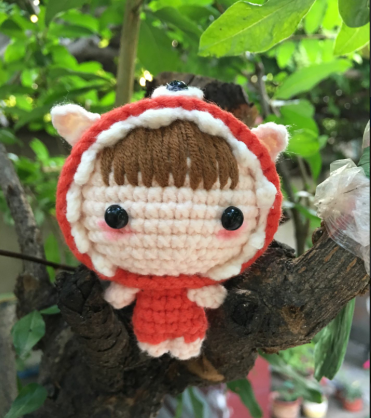 Crochet Doll Keychain Kit with Video Tutorial | DIY Craft Crochet Craft Kit Oasis Select 8 Style