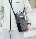 Men's Crossbody Messenger Bag – Water-Repellent & Stylish Crossbody Messenger Bag Oasis Select Gray Ordinary Style Gray Ordinary Style