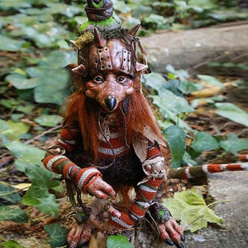 Gothic Vintage Garden Elf Goblin Sculpture | Outdoor Decor Garden Figurine Sculpture Oasis Select