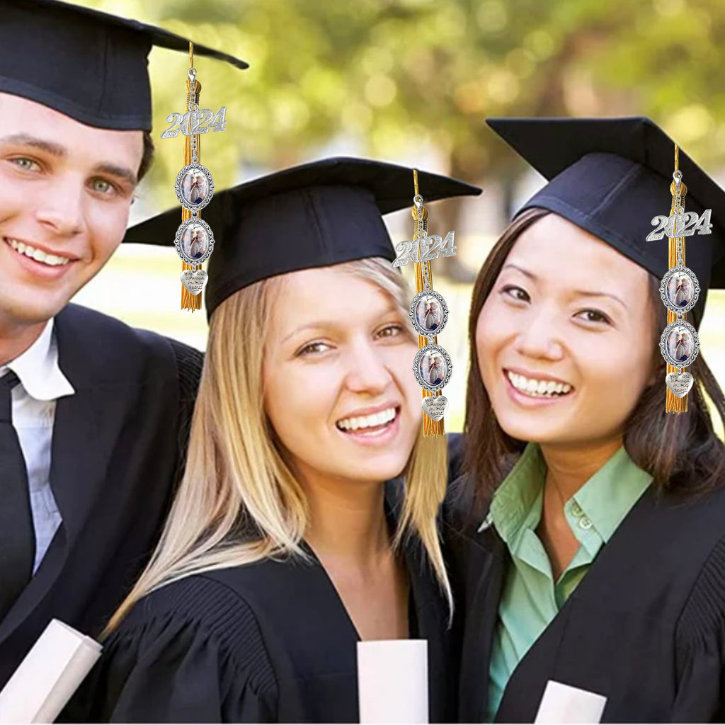 DIY 2024 Graduation Photo Frame with Tassels & Gems Graduation Photo Frame Oasis Select
