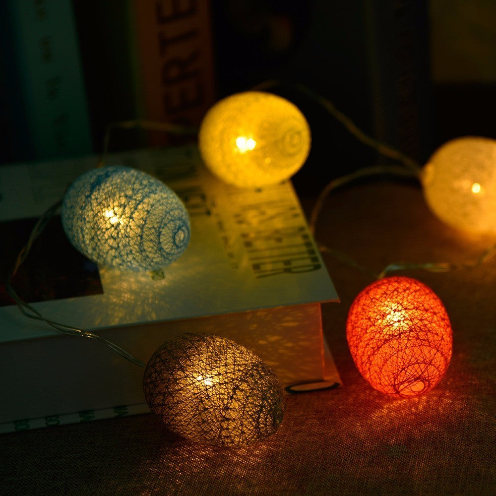 5m LED Cotton Egg String Lights – Party & Holiday Decor LED String Lights Oasis Select