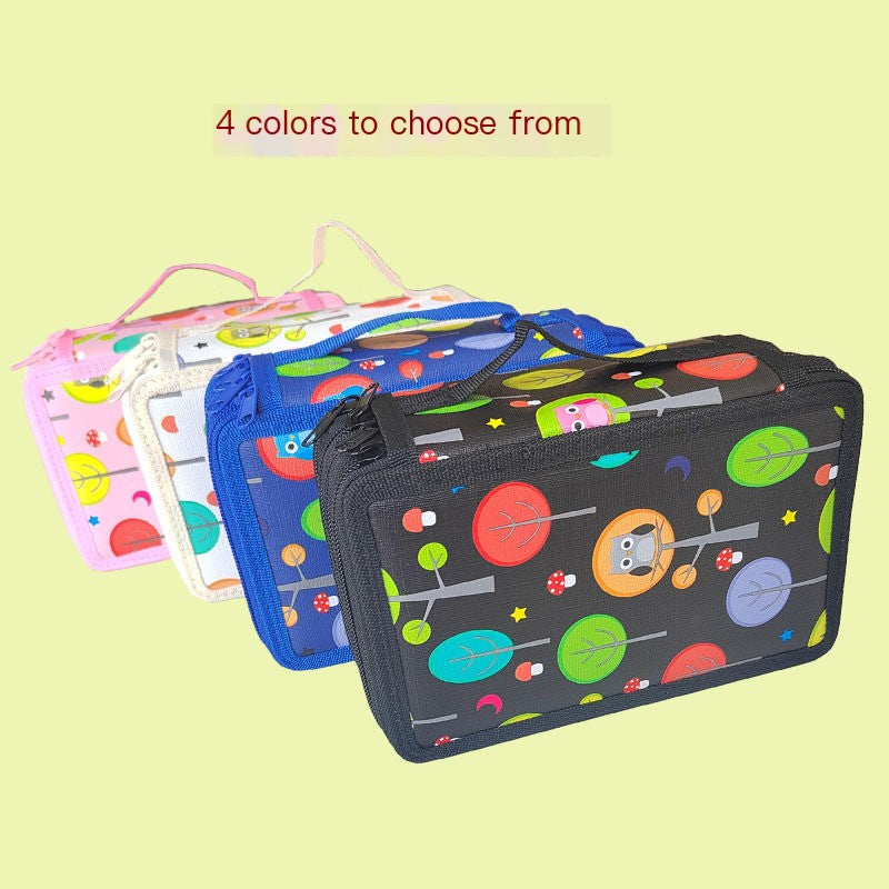 72-Color Premium Oil-Based Colored Pencil Set with Carry Case Colored Pencil Set Oasis Select