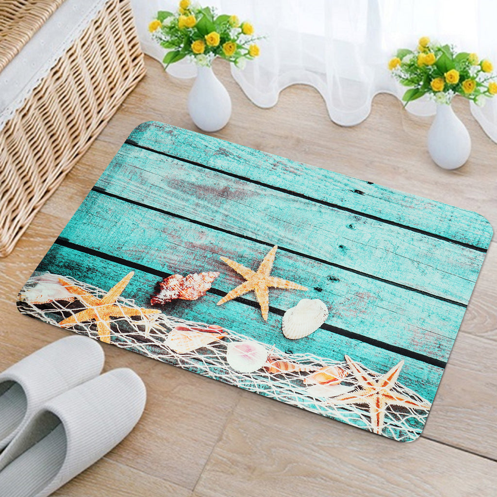 40x60cm Non-Slip Starfish Rug – Kitchen, Bath & Bedroom Mat Non-Slip Floor Mat Oasis Select