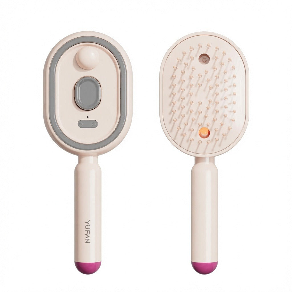 Electric Spray Airbag Massage Comb | USB-C Rechargeable Electric Hair Comb Oasis Select Pink Upgraded version