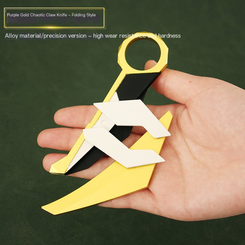 Valorant Folding Knife Collectible Model – 16cm Zinc Alloy Gaming Collectible Model Oasis Select