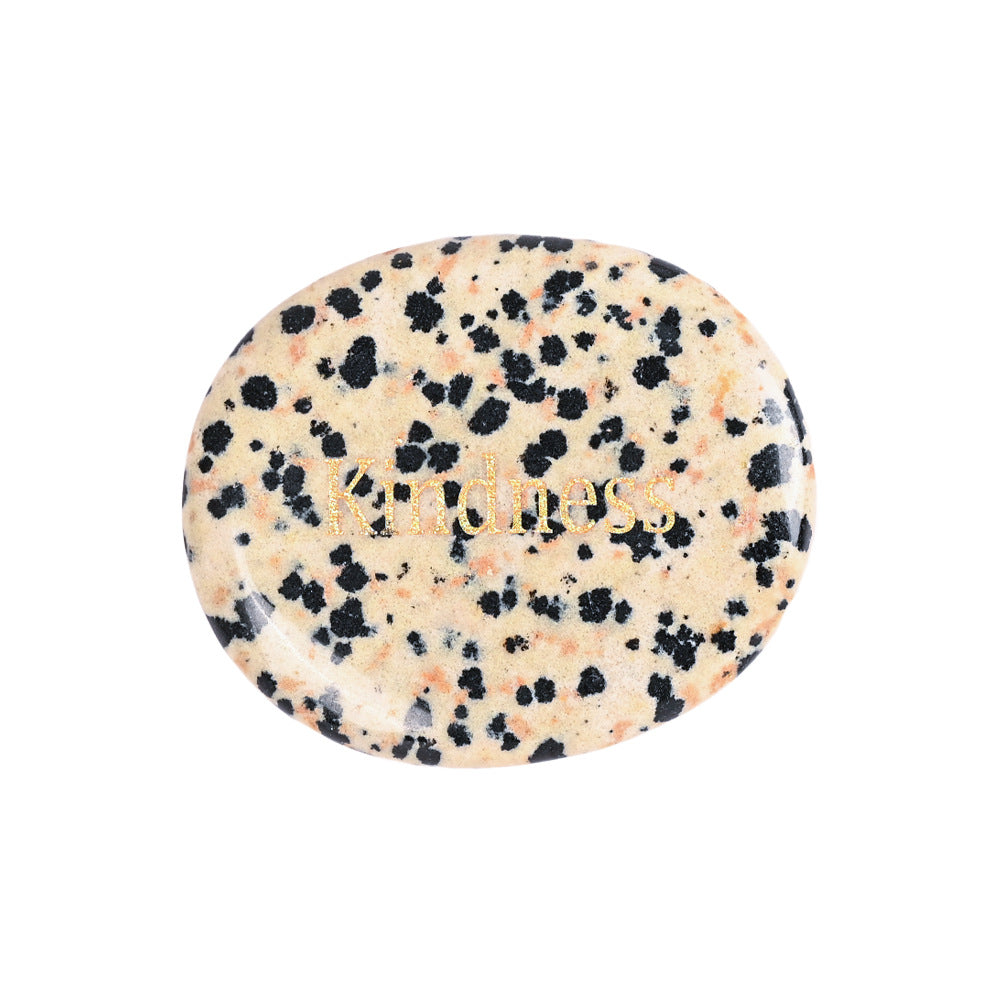 Natural Crystal Oval Gemstone Slabs – Polished Energy Stones Crystal Gemstone Slab Oasis Select 45*35*7mm Spot (Kindness)