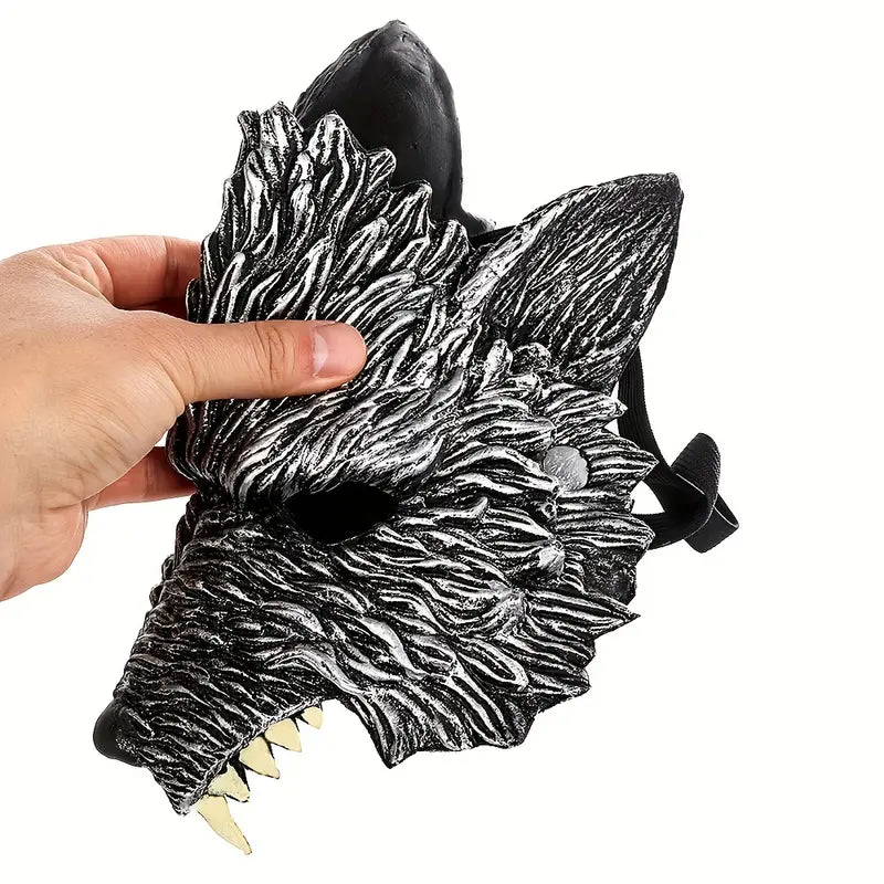 Wolf Halloween Mask – Realistic PU Foam Costume Accessory Halloween Costume Mask Oasis Select