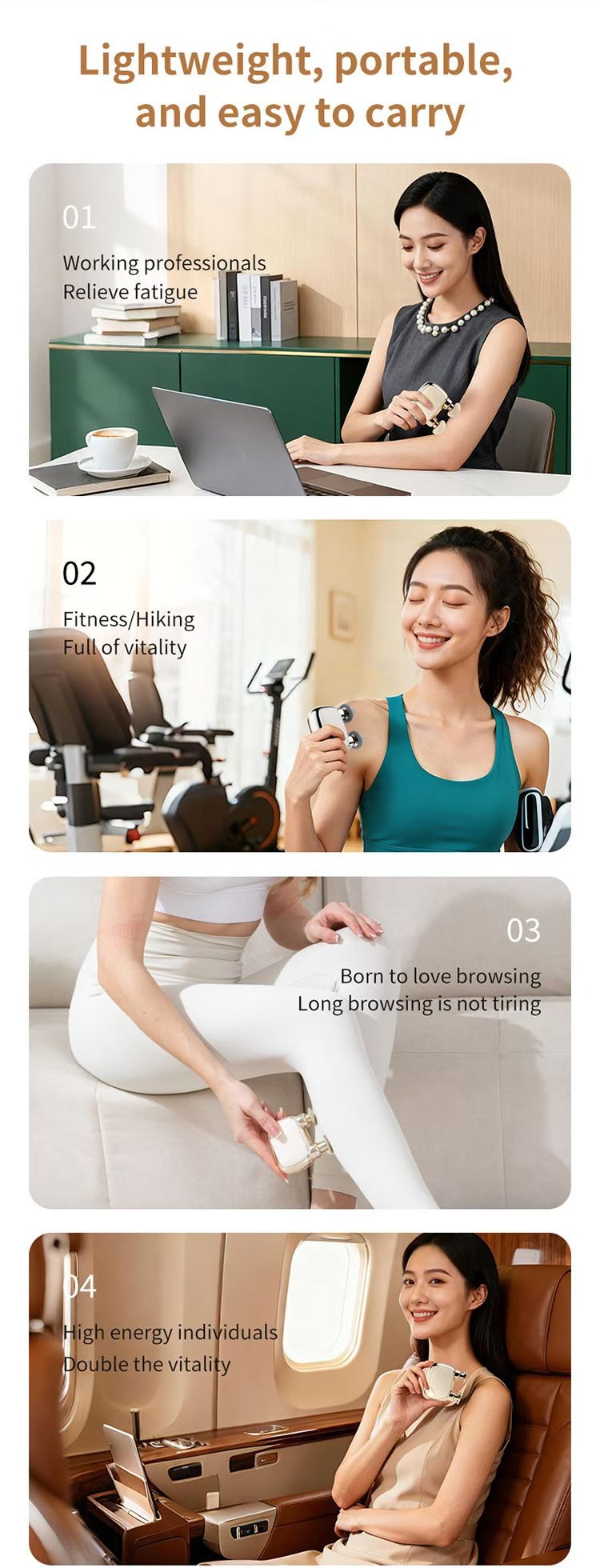 Mini Muscle Massage Gun – Portable Percussion Body Massager Percussion Massage Gun Oasis Select