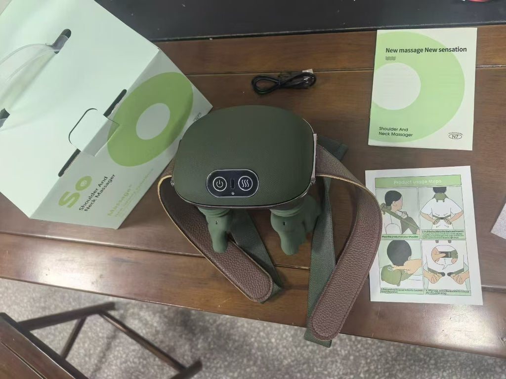 Electric Neck & Shoulder Massager – 4D Kneading & Warm Heat Electric Body Massager Oasis Select