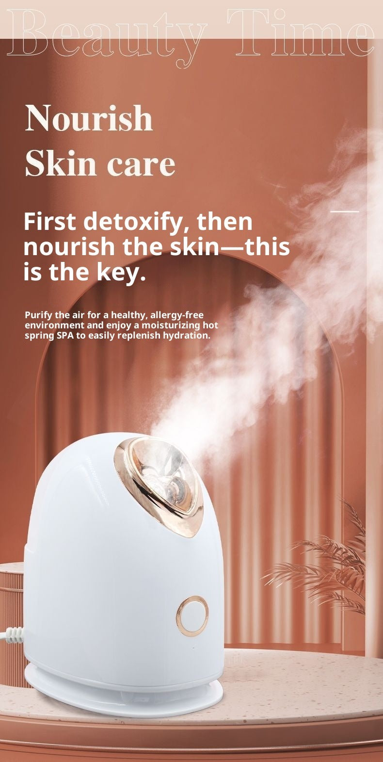Hot & Cold Nano Facial Steamer – 3-Spray Modes | Oasis Select Nano Facial Steamer Oasis Select