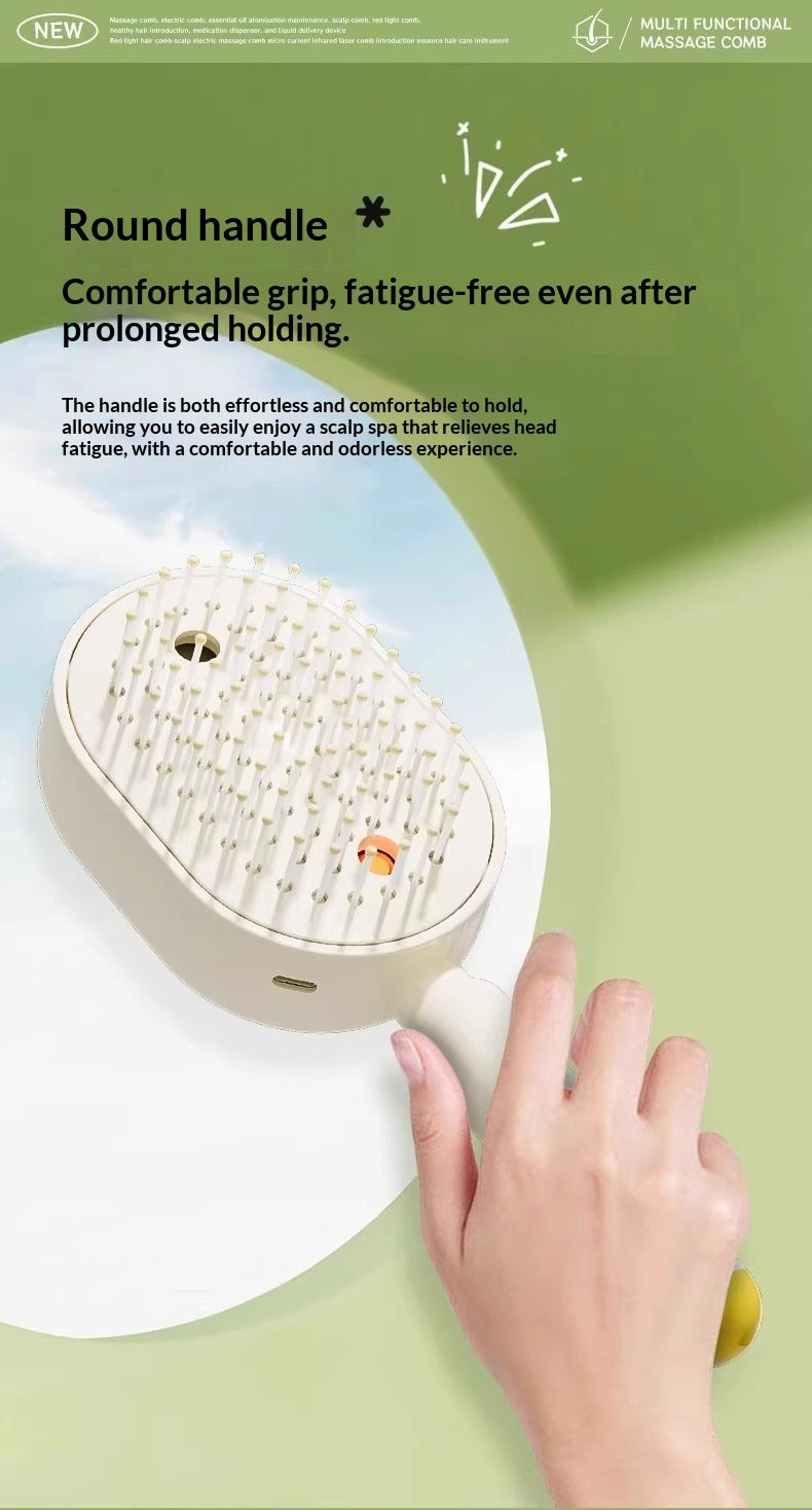 Electric Spray Airbag Massage Comb with Essential Oil Mist Electric Massage Comb Oasis Select