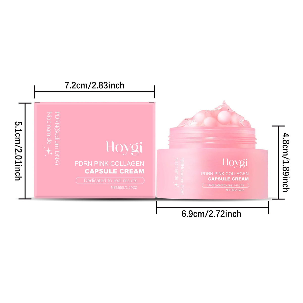 Collagen Capsule Cream 55g – Cherry Blossom & Pearl Extract Collagen Face Cream Oasis Select