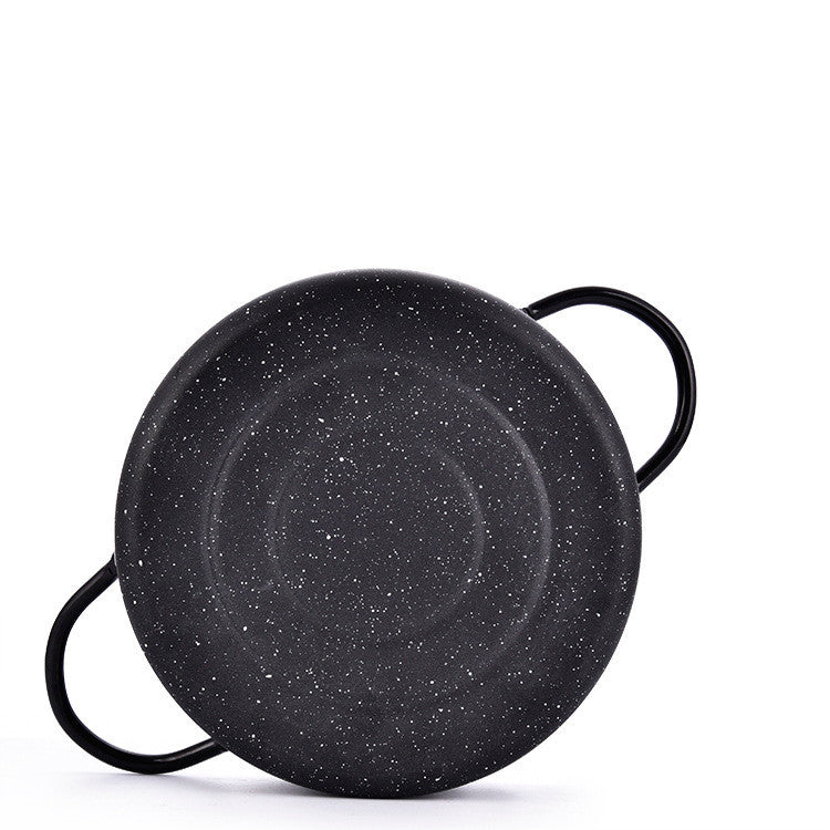Japanese Oil-Saving Frying Pot – 20cm Non-Stick Iron Fryer Deep Frying Pot Oasis Select