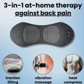 Electric Airbag Lumbar Support Cushion with Massage | Memory Foam Lumbar Support Cushion Oasis Select Classic grey/US Standard