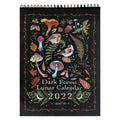 Dark Forest Lunar Animal Calendar – Illustrated Wall Calendar Illustrated Wall Calendar Oasis Select black