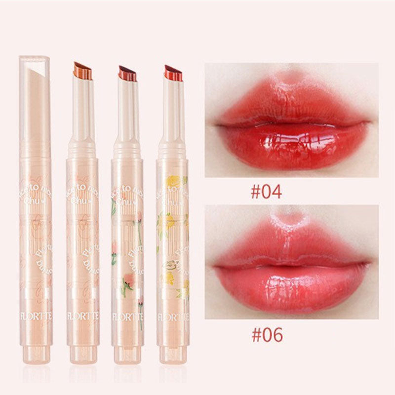FLORTTE First Kiss Love Stick Lipstick Pen with Mirror Lipstick Pen Oasis Select