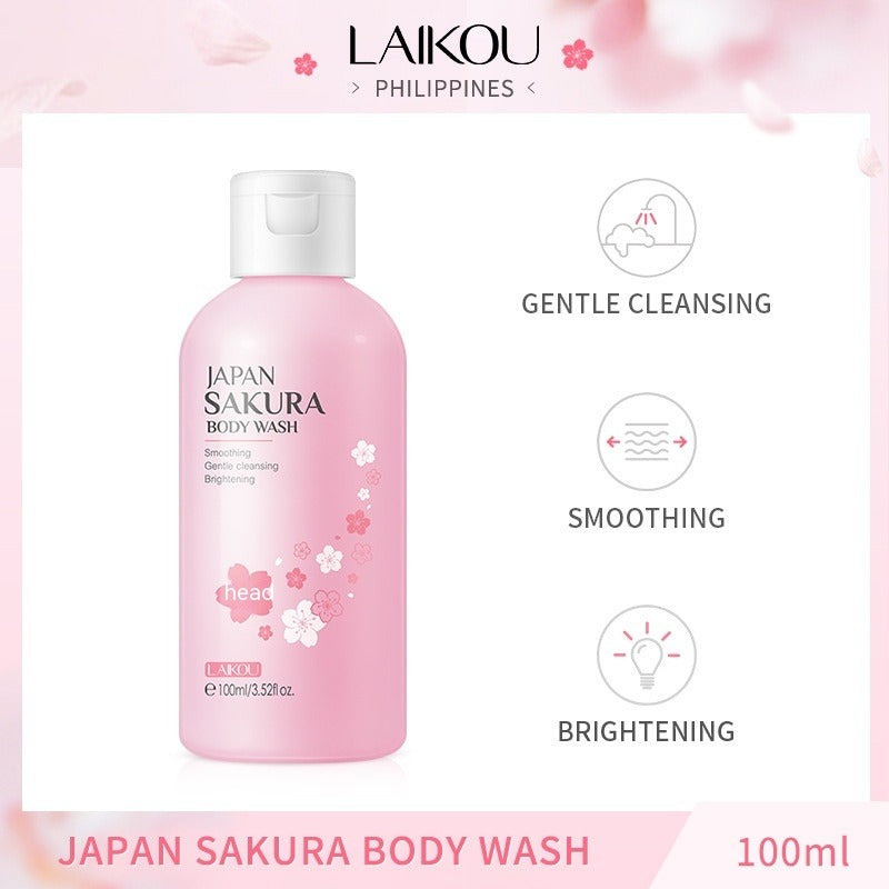 Cherry Blossom Moisturizing Shower Gel 100ml | Body Wash Shower Gel Oasis Select