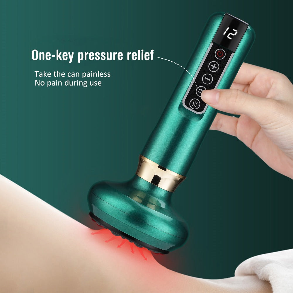 Electric Vacuum Cupping Massager | Infrared Heat & Essential Oil Cupping Massager Oasis Select