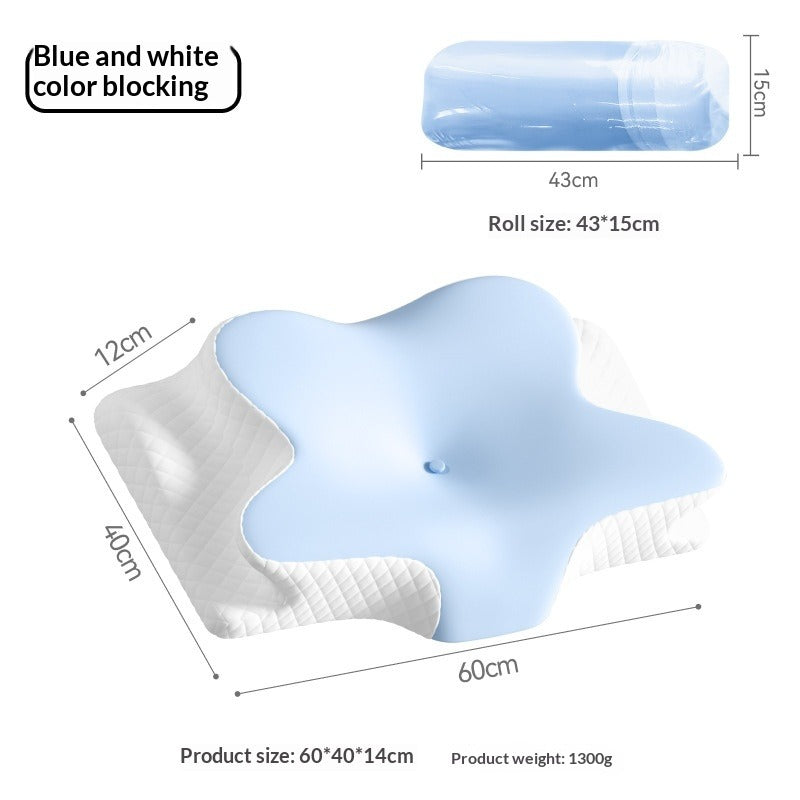 Slow Rebound Memory Foam Pillow – Ergonomic Cervical Support Memory Foam Pillow Oasis Select