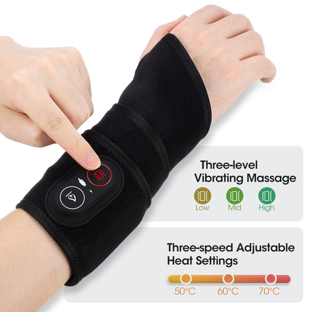 Red Light Heat & Vibration Wrist Massage Strap – 36 LED Wrist Massage Strap Oasis Select