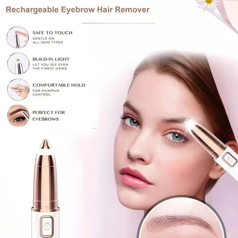 Rechargeable Eyebrow Hair Remover – Precision Trimmer Eyebrow Hair Trimmer Oasis Select