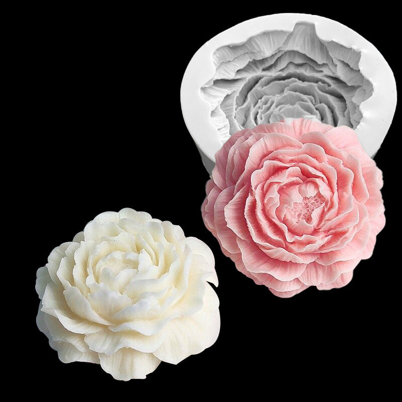 Big Peony Silicone Soap Mold – DIY Craft & Baking Mold Silicone Craft Mold Oasis Select