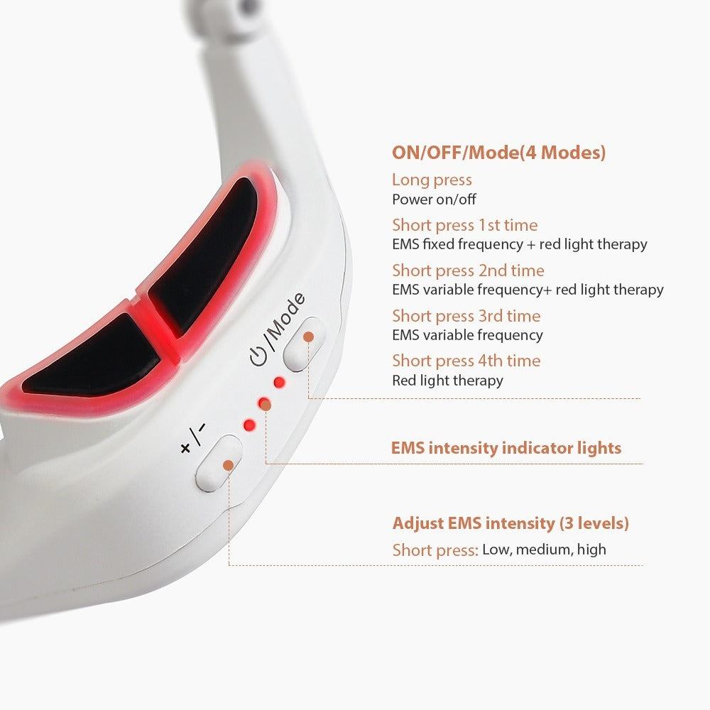 EMS Eye Massager – Red Light, Dark Circles & Wrinkles EMS Eye Massager Oasis Select