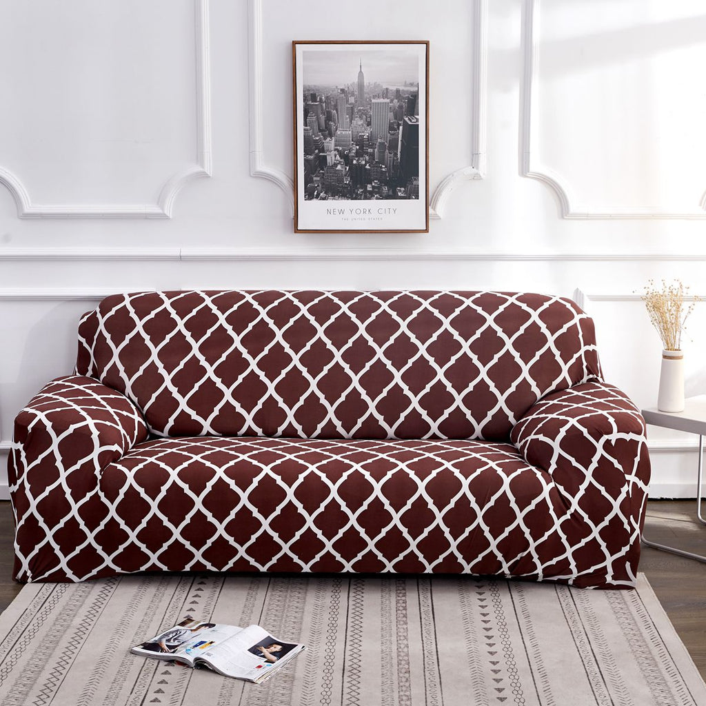 Elastic Floral Sofa Slipcover – Stretch Fit 2 & 3 Seater Cover Sofa Slipcover Oasis Select
