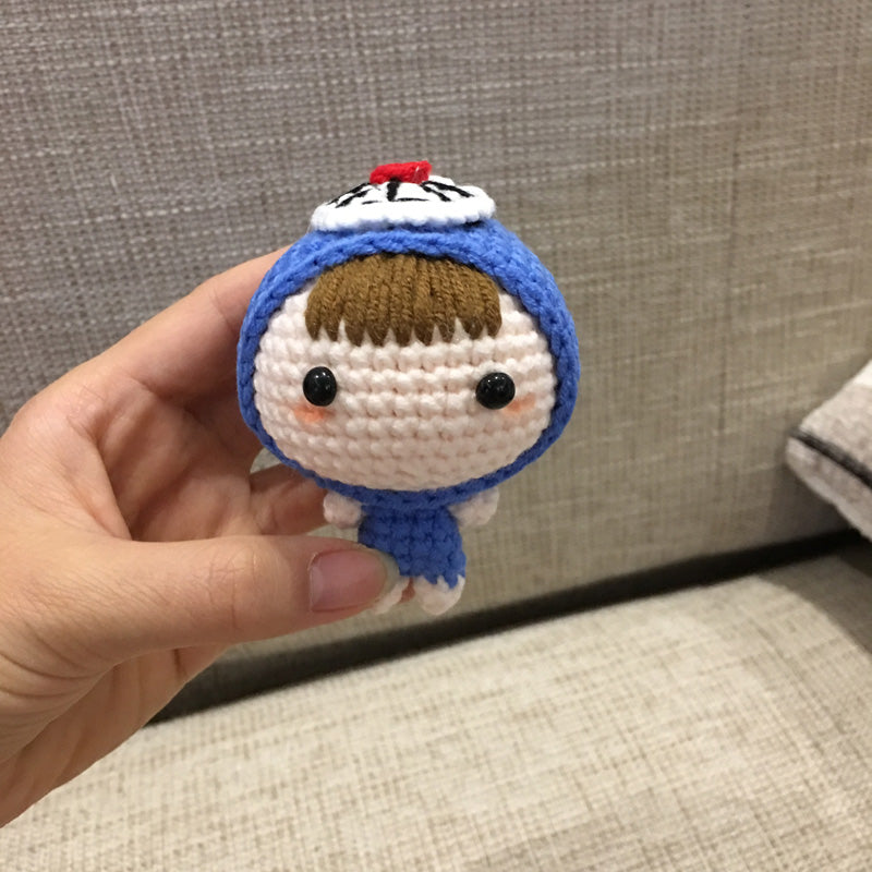 Crochet Doll Keychain Kit with Video Tutorial | DIY Craft Crochet Craft Kit Oasis Select 7 Style