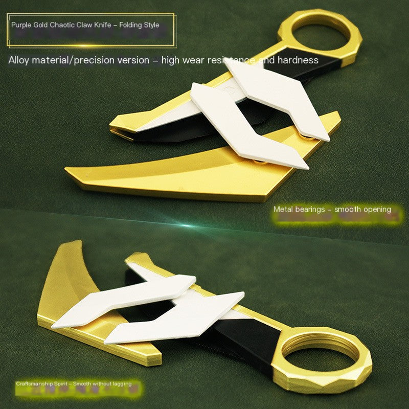 Valorant Folding Knife Collectible Model – 16cm Zinc Alloy Gaming Collectible Model Oasis Select