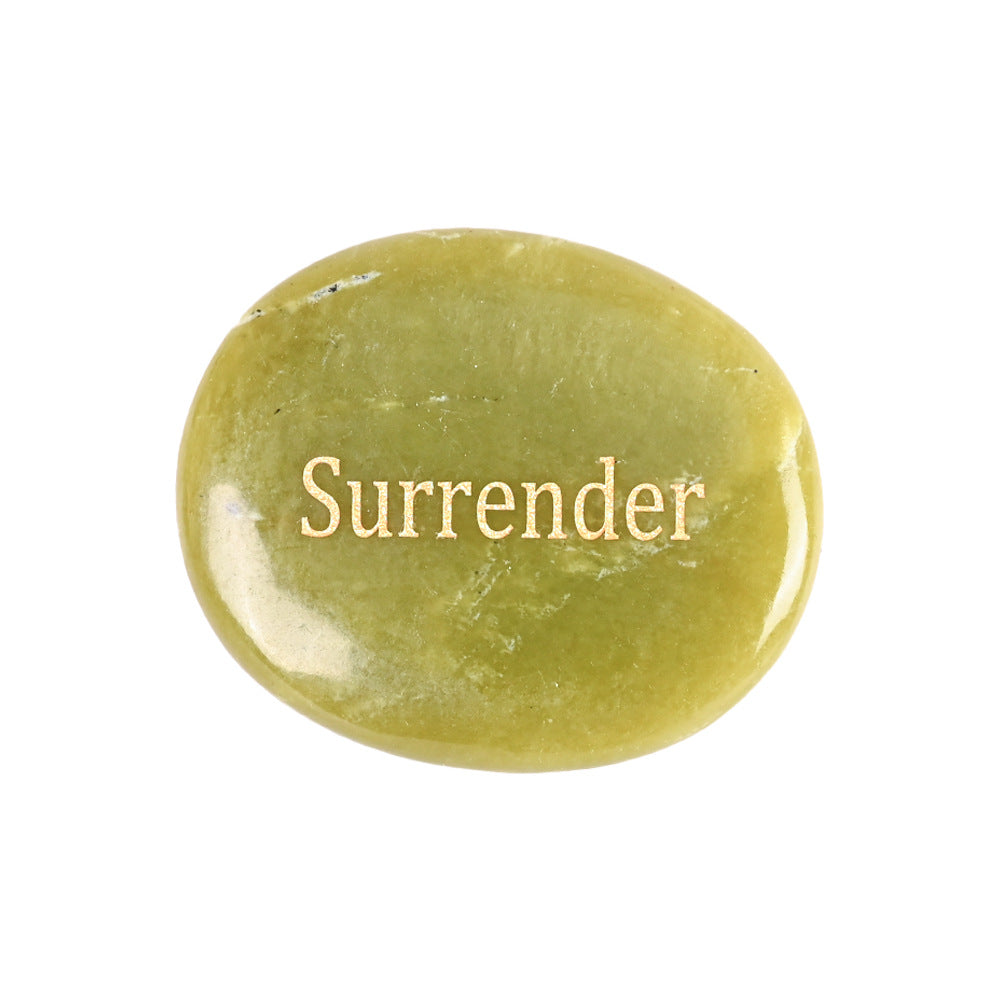 Natural Crystal Oval Gemstone Slabs – Polished Energy Stones Crystal Gemstone Slab Oasis Select 45*35*7mm Lemon Jade (Surrender)