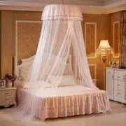 Round Ceiling Mosquito Net with Butterfly Decor – 6 Colors Bed Canopy Net Oasis Select Coral Pink