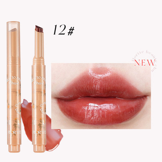 FLORTTE First Kiss Love Stick Lipstick Pen with Mirror Lipstick Pen Oasis Select 12