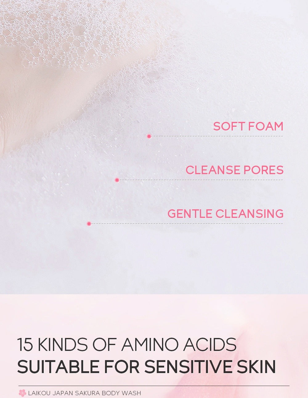 Cherry Blossom Moisturizing Shower Gel 100ml | Body Wash Shower Gel Oasis Select
