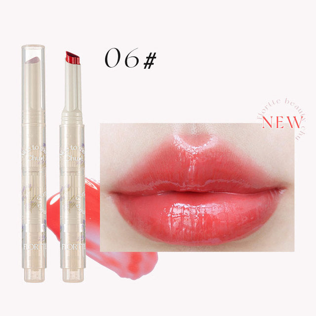FLORTTE First Kiss Love Stick Lipstick Pen with Mirror Lipstick Pen Oasis Select 06