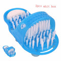 Shower Foot Scrubber Massager Slippers with Pumice Stone Foot Scrubber Slippers Oasis Select Blue - With box 2