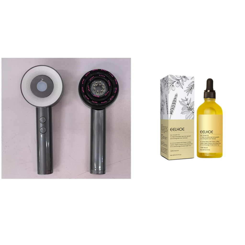 Infrared Scalp Massager Comb & Light Therapy Hair Care Set Scalp Massager Comb Oasis Select
