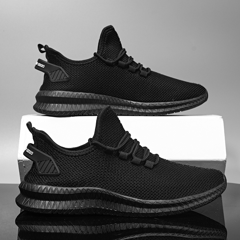 Men's Breathable Knit Mesh Running Sneakers | Athletic Shoes