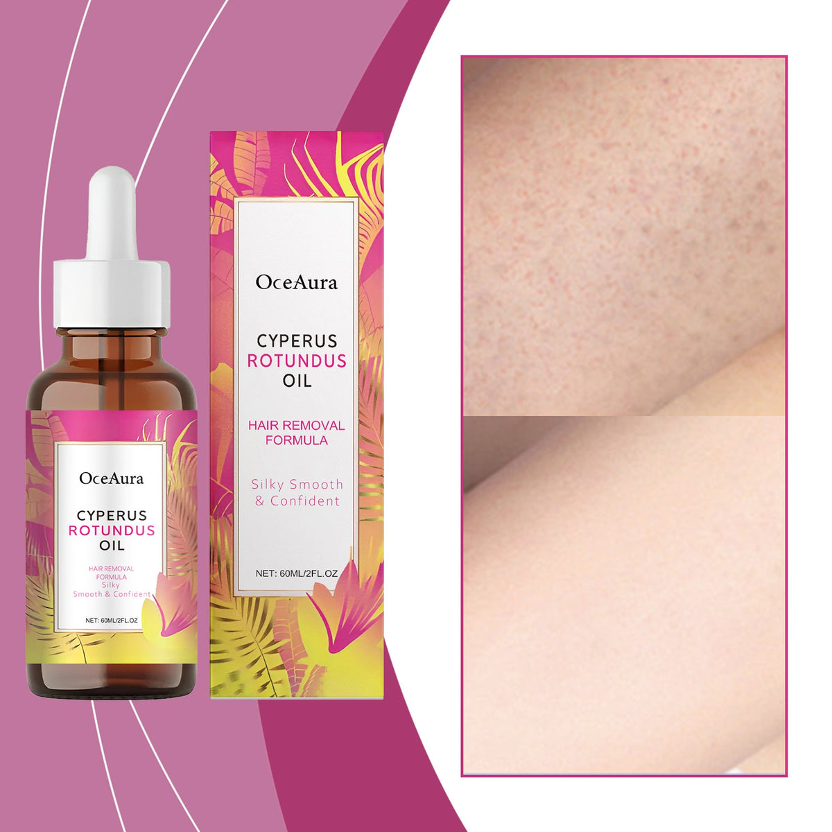 Hair Removal Soothing Essential Oil 60ml | Oasis Select Hair Removal Oil Oasis Select
