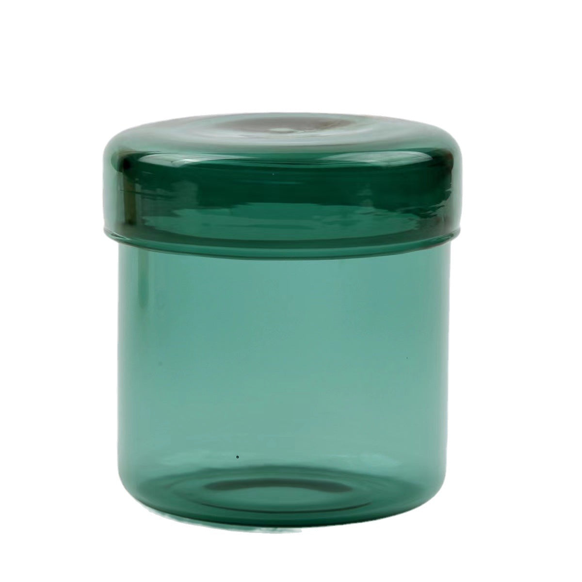 Colored Glass Storage Jar with Lid – Tea & Home Decor Glass Storage Jar Oasis Select