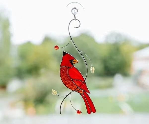 Alloy Double-Sided Oil Drip Bird Hanging Wall Decoration